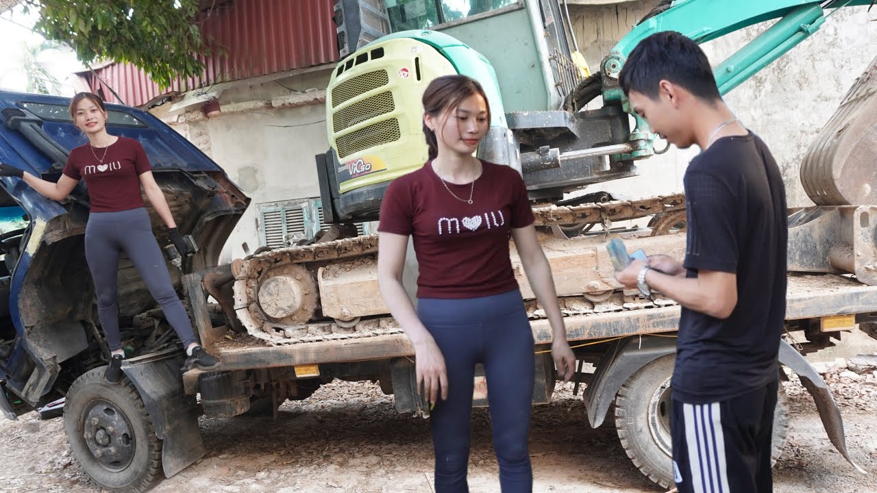 Time-lapse Video: Genius Girl Challenges Her to Repair and Restore a Severely Damaged Car Engine!
