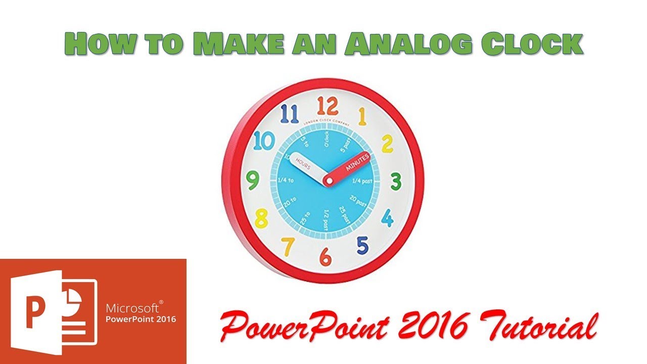 Clock Animation in PowerPoint Tutorial