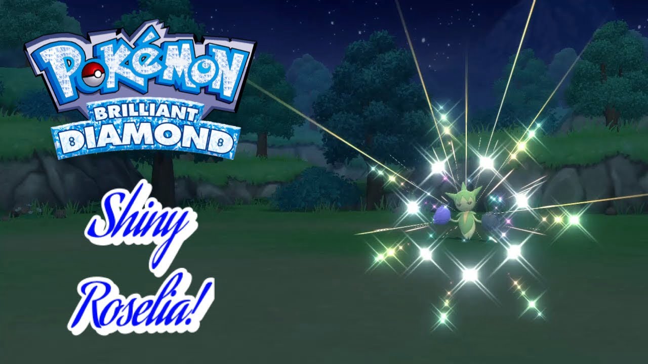 ✨Pokémon Brilliant Diamond: SHINY ROSELIA VIA POKERADAR! (7-CATCH CHAIN; NO SHINY PATCH)✨