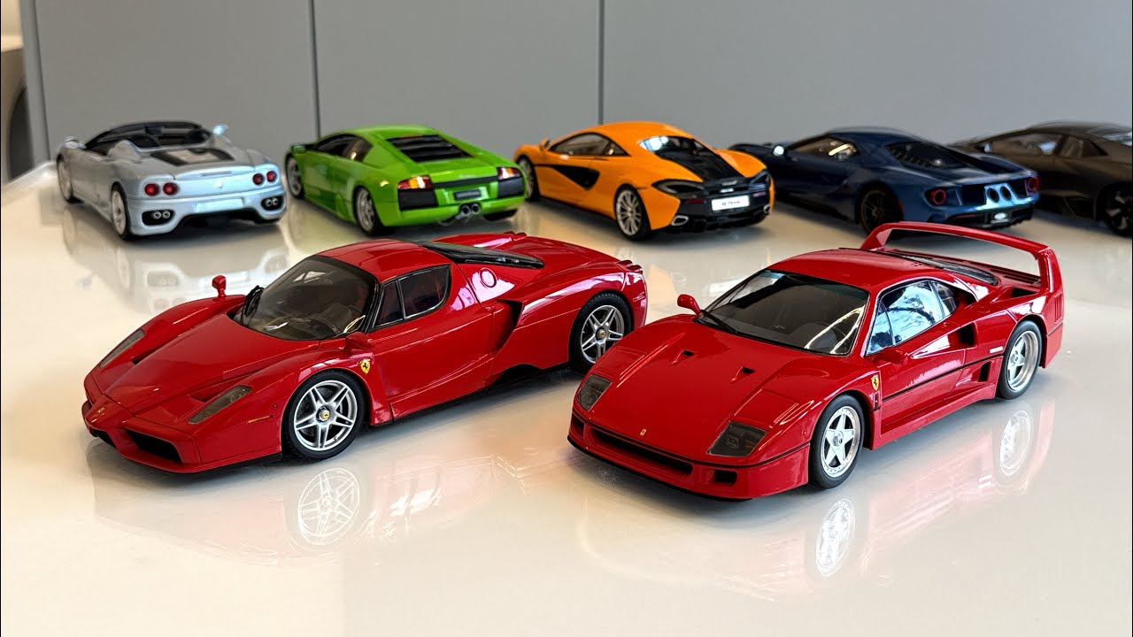 Is 1:18 KK-Scale's Ferrari F40 Good Enough? (Comparison vs BBR Enzo & Hot Wheels Elite)
