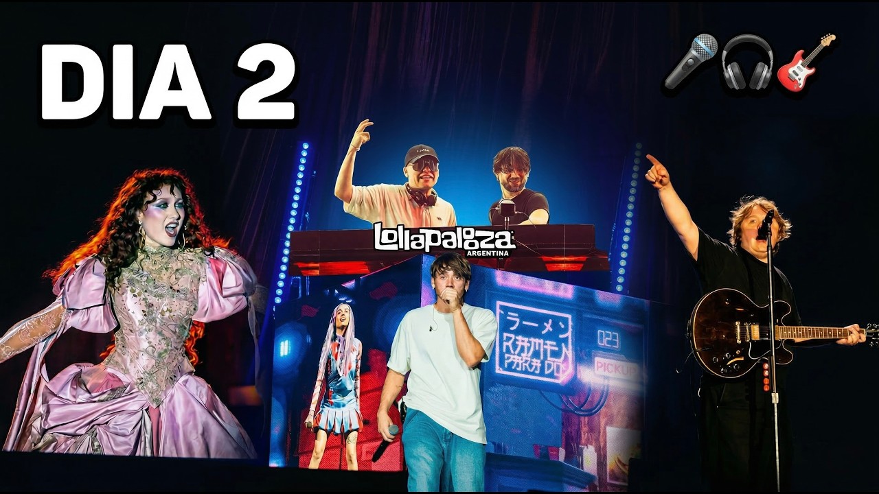 escuchando musica en #lollapalooza dia2