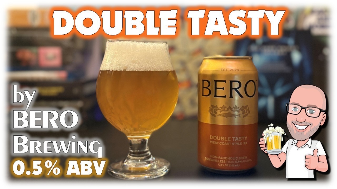 Bero Double Tasty West Coast IPA (ON PAR with Sierra Nevada's nonalc IPAs?!)