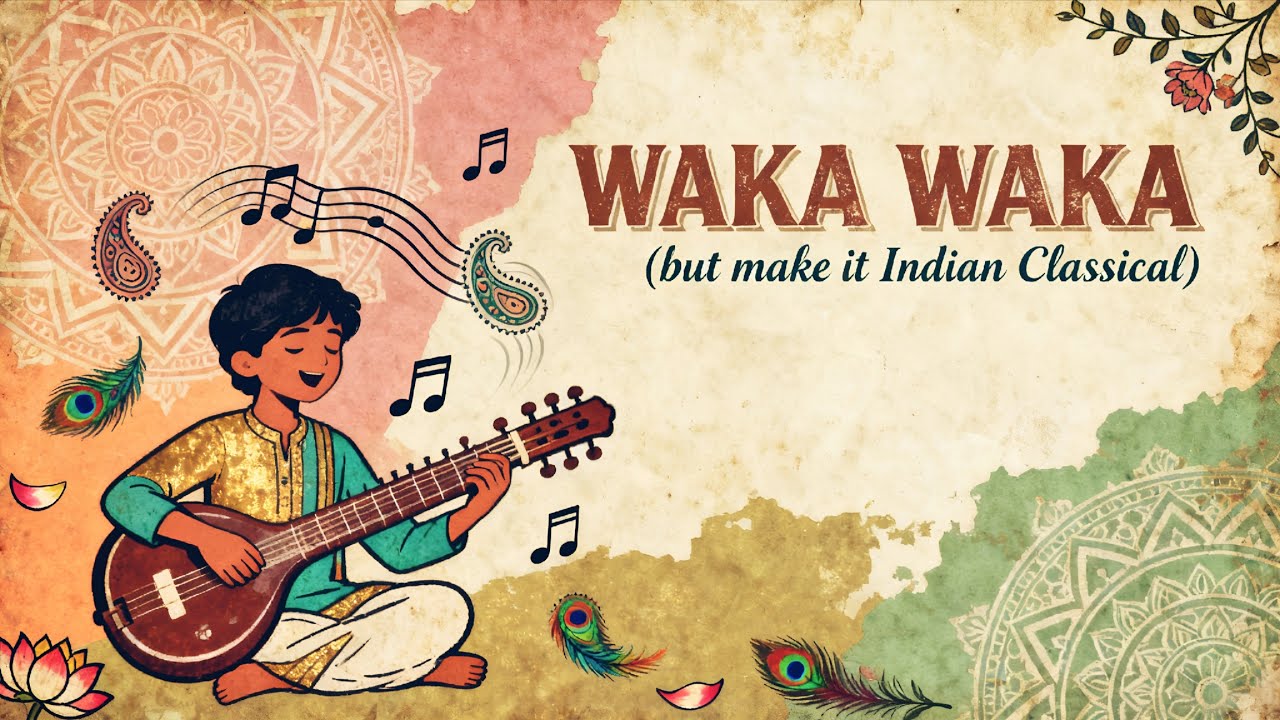 Waka Waka Shakira | Indian Classical Sitar & Tabla Cover | Instrumental Music
