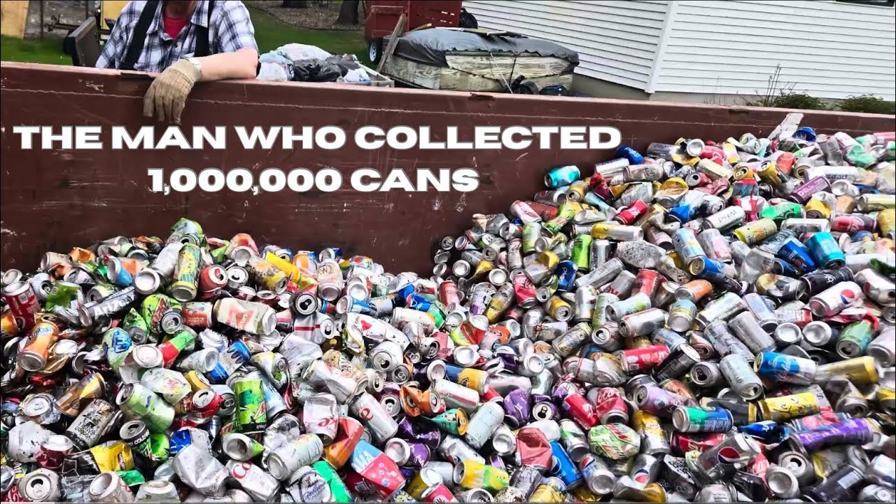 Man collects 1,000,000 cans!
