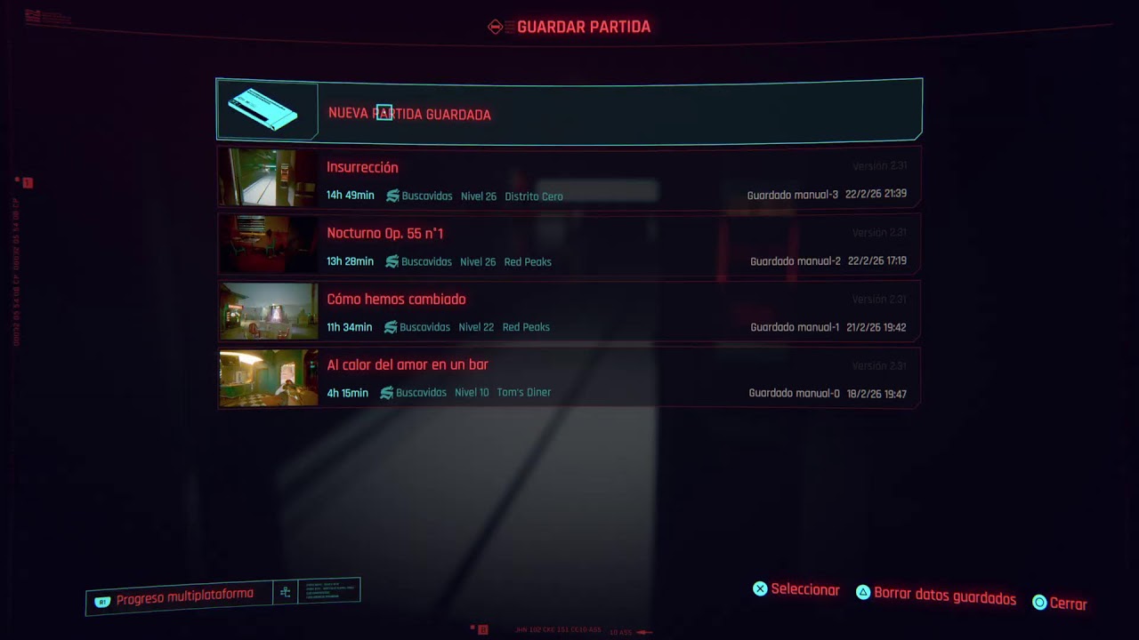 Cyberpunk 2077 Nocturno Op. 55 nº 1 tiempos nuevos tiempos salvajes insurrección