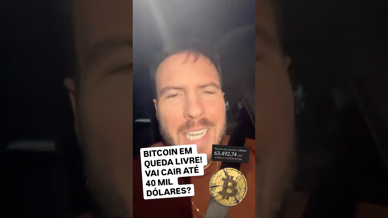BITCOIN EM QUEDA LIVRE 😓 (entenda o que est&aacute; fazendo o pre&ccedil;o do bitcoin derreter)