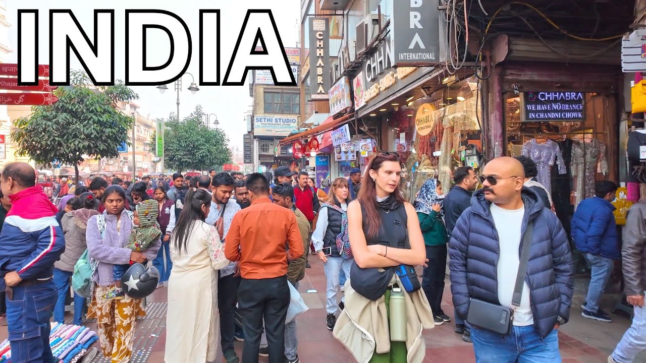Пешие прогулки по Индии 2026 🇮🇳 | Уличная жизнь Чандни Чоук и Дариба Калан (4K)