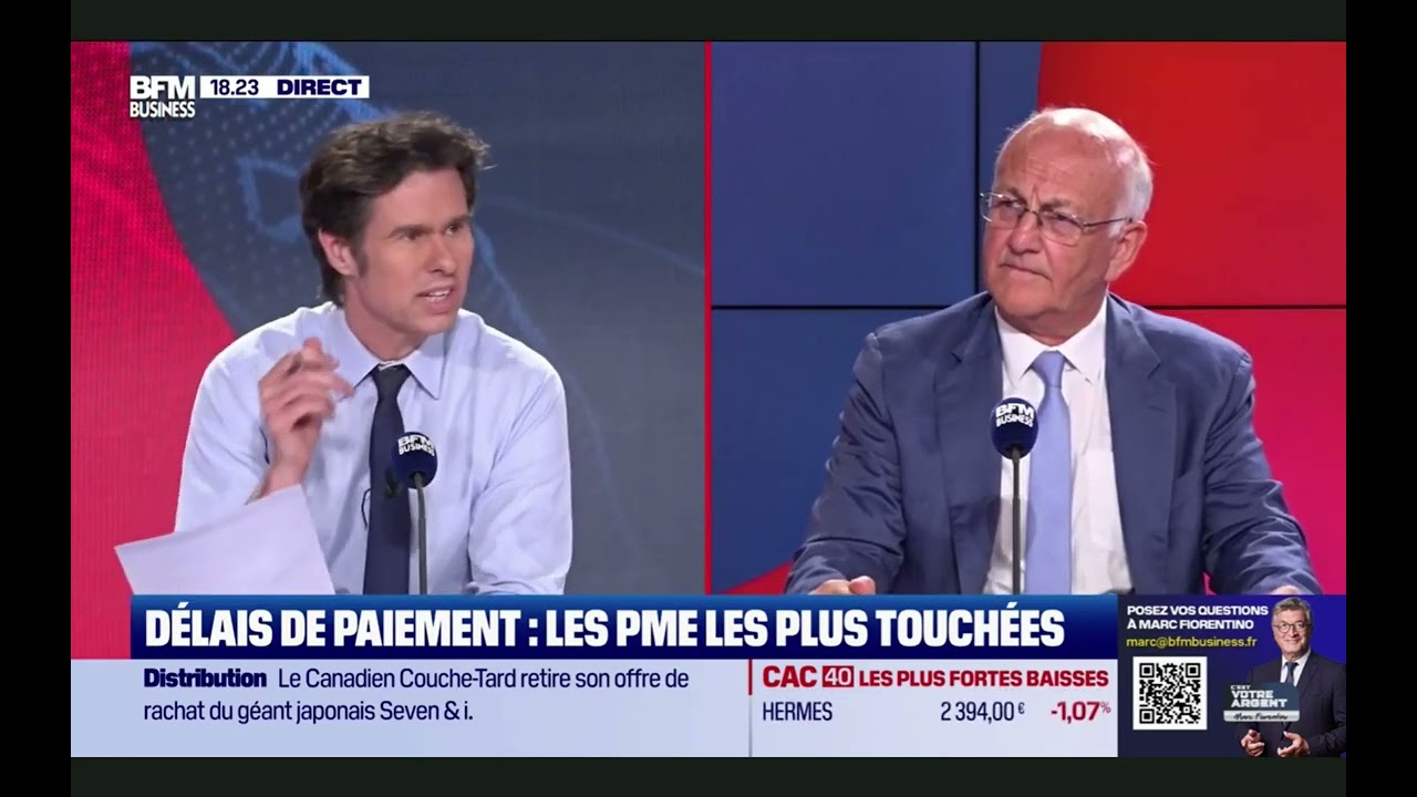 BFM Business - 17/07/2025 - Délais de paiement : Bayrou veut sévir - L'analyse de Denis Le Bossé