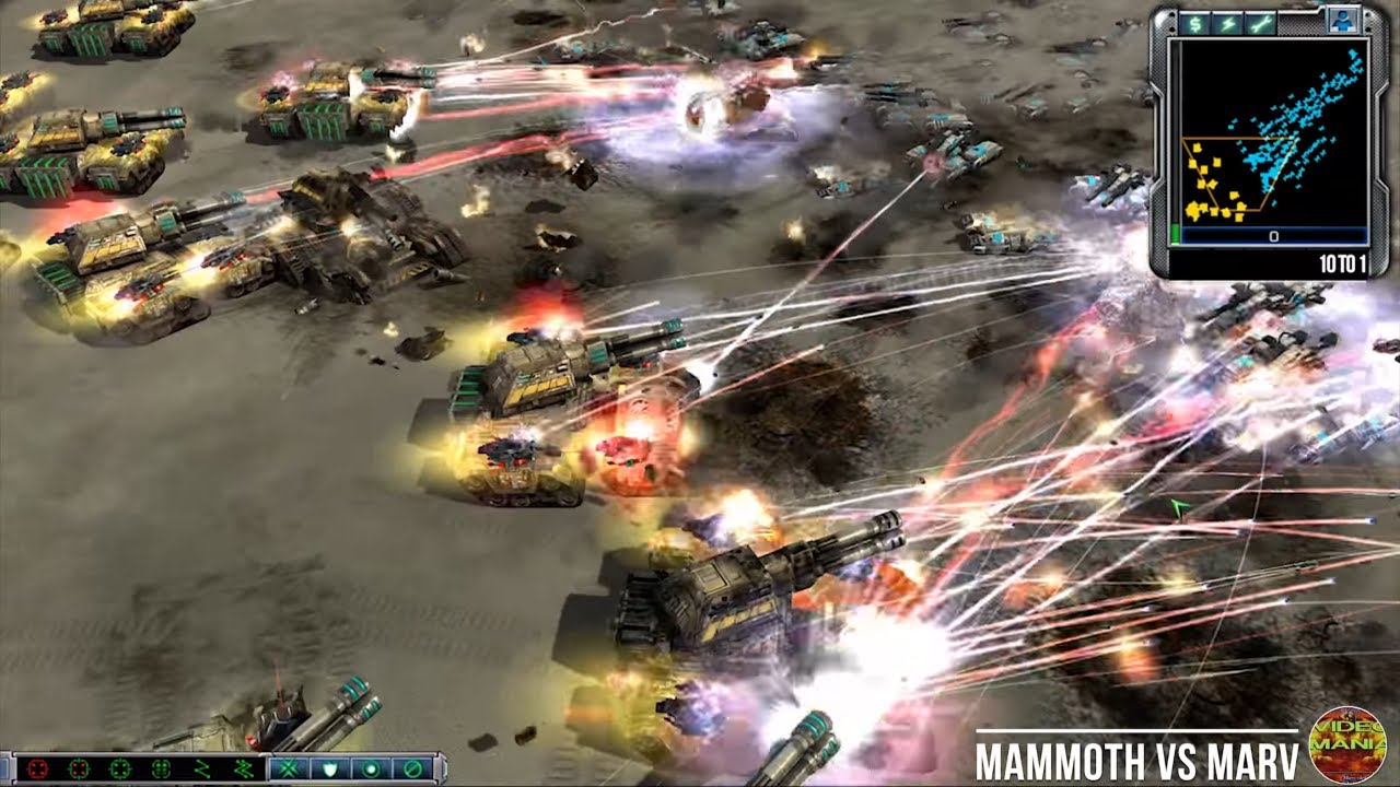 GDI Mammoth Tank vs GDI MARV