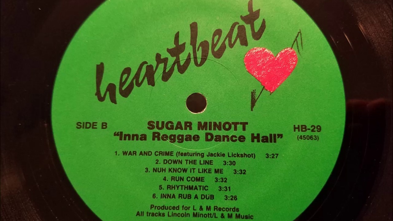 Sugar Minott - Down The Line - Heartbeat LP - 1986