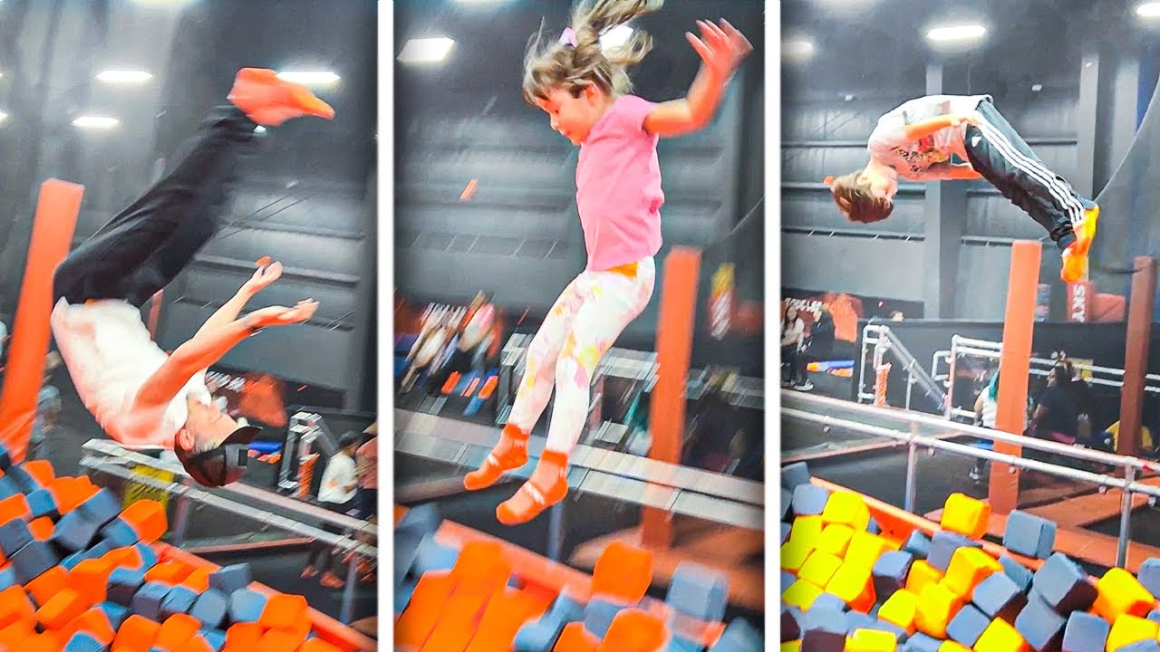 PARQUE DE CAMAS ELÁSTICAS NOS ESTADOS UNIDOS - Família Brancoala