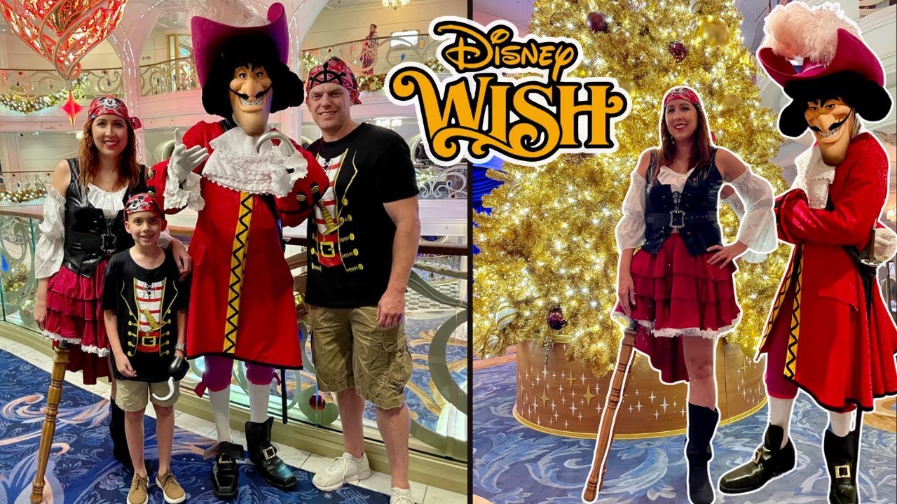 Peg Leg Amputee at Pirate Night on The Disney Wish