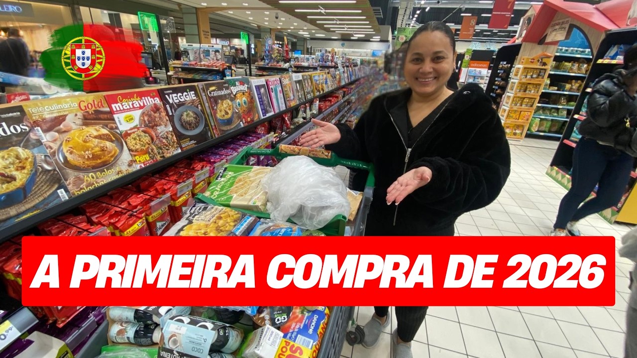 COMPRAS de MERCADO em PORTUGAL 🇵🇹 (Pingo Doce) Janeiro 2026 com Preços