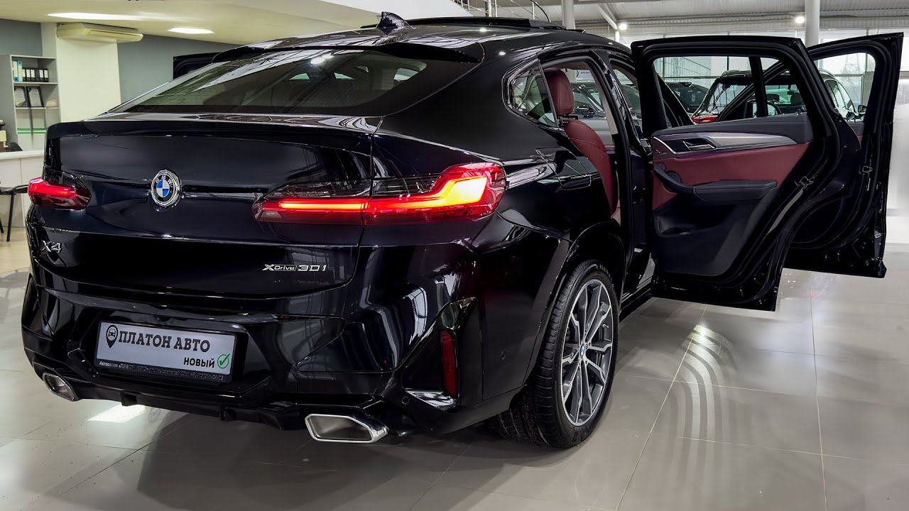 BMW X4 2024 - Детали экстерьера и интерьера