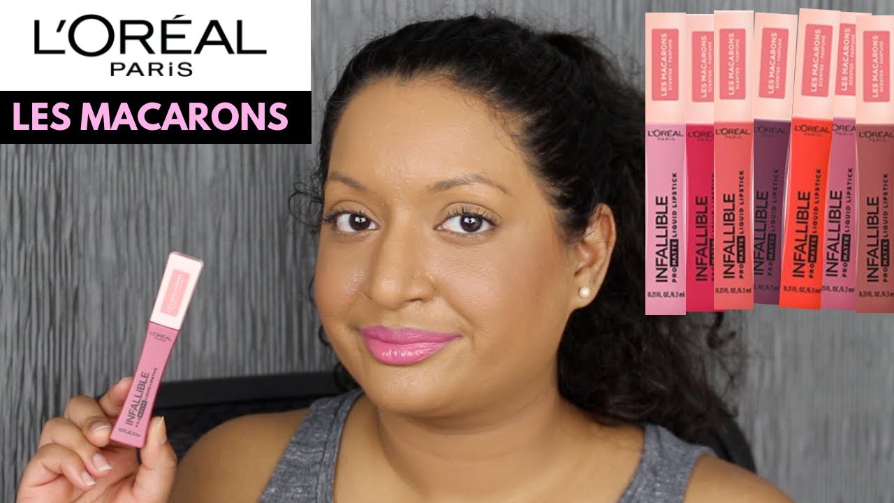 L'ORÉAL Infallible Pro-Matte Liquid Lipstick Les Macarons Swatches