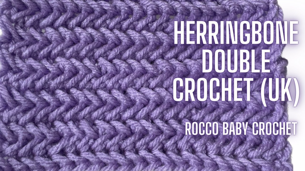 HERRINGBONE DOUBLE CROCHET (UK) | HERRINGBONE SINGLE CROCHET (US) | HOW TO CROCHET
