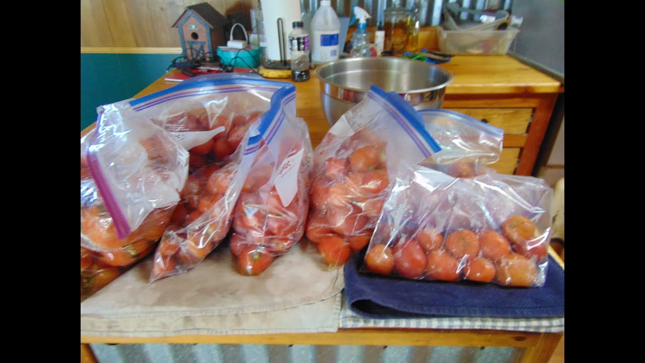 Canning Frozen Tomatoes