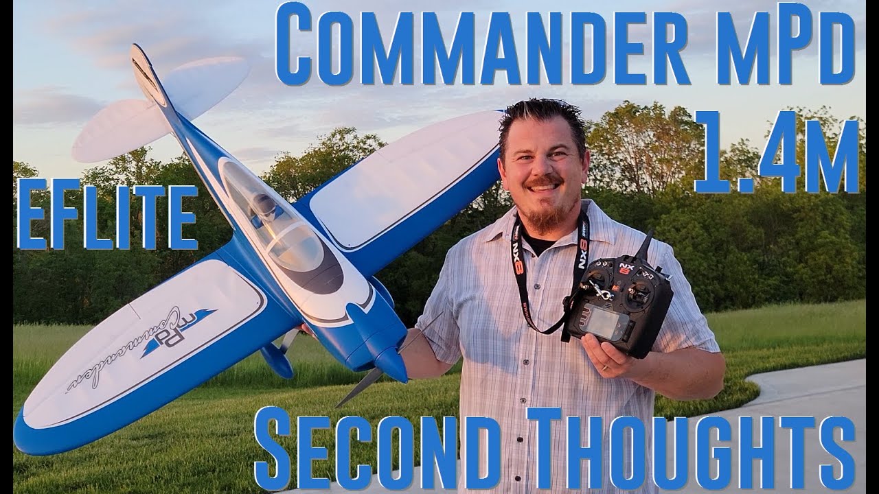 E-flite - Commander mPd - 1.4m - Second Thoughts + Crash & Repairs