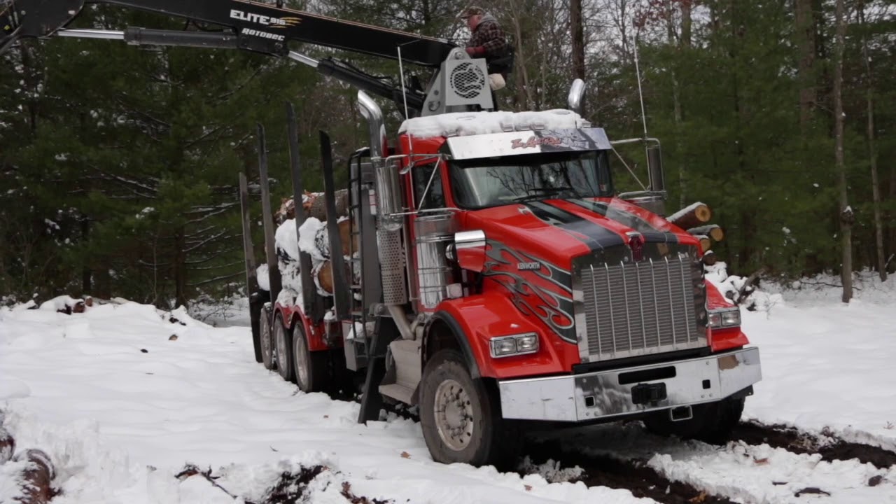 Rotobec Elite loader working hard in the northern USA! Featuring @cotontop3 ! #Rotobec #logloader