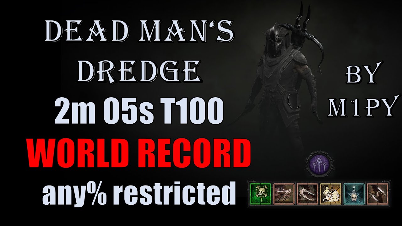 RANK 1 T100 SPEEDRUN 2 MINUTES Dead Mans Dredge - WORLD RECORD any% restricted Diablo 4 TB Rogue