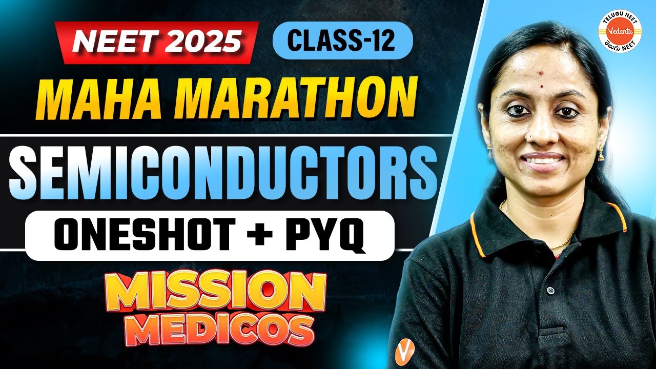 NEET 2025 | Mission Medicos | Semiconductors One Shot + PYQs | Class 12 | Rama Ma’am 📚