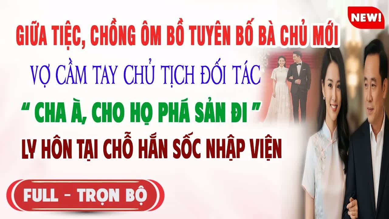 Giữa lúc chồng ôm bồ tuyên bố bà chủ, cô cầm tay chủ tịch đối tác khiến hắn sững sờ không thốt nên
