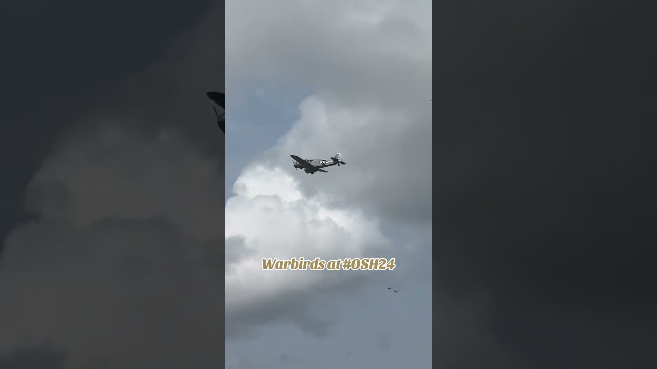 Warbirds at #OSH24 on Day 2!