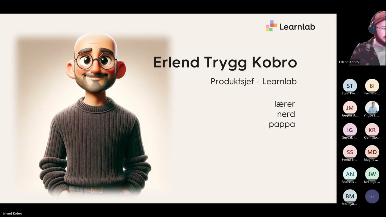 Webinar Vurdering med hjelp av AI: Med Erlend