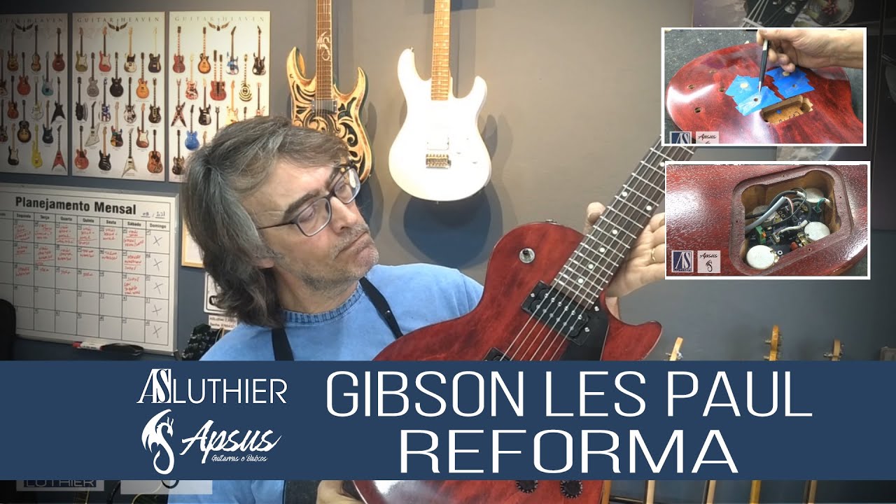 Gibson Les Paul - Reforma #gibson #lespaul #guitarra #luthier #luthieria #luthiersp
