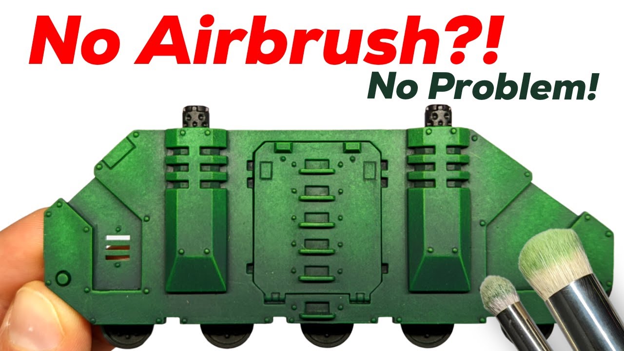 How to DRYBRUSH Dark Angels Vehicles!