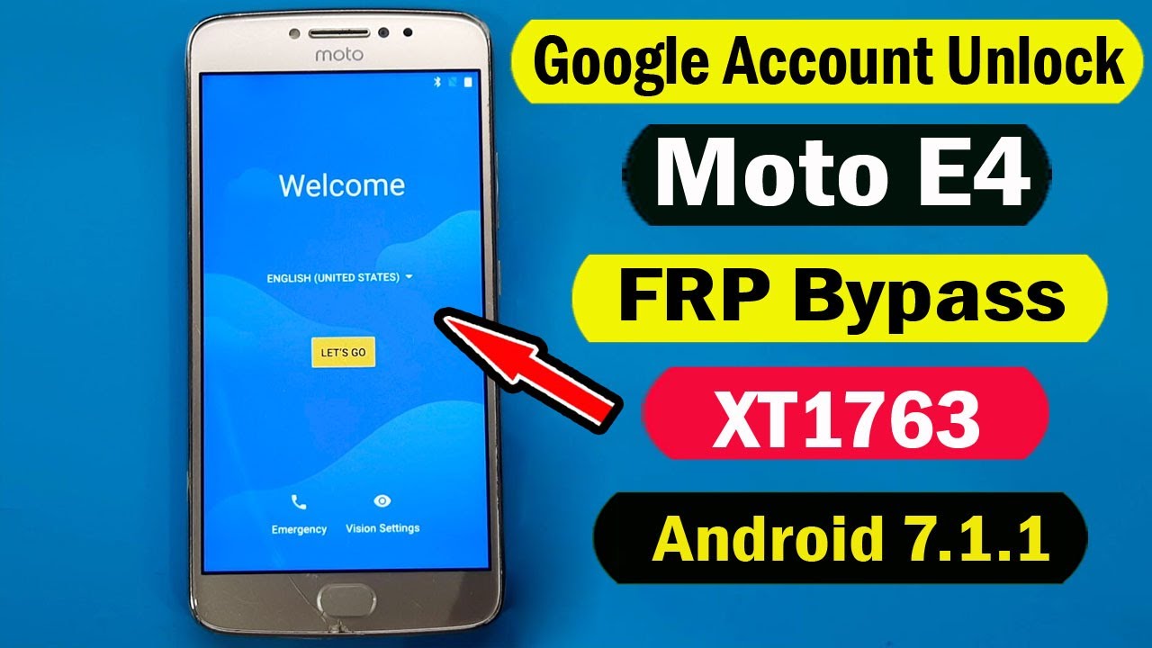 Moto E4 FRP Bypass | Moto E4 (XT1763) Google bypass Android 7.1.1 without PC 100% working