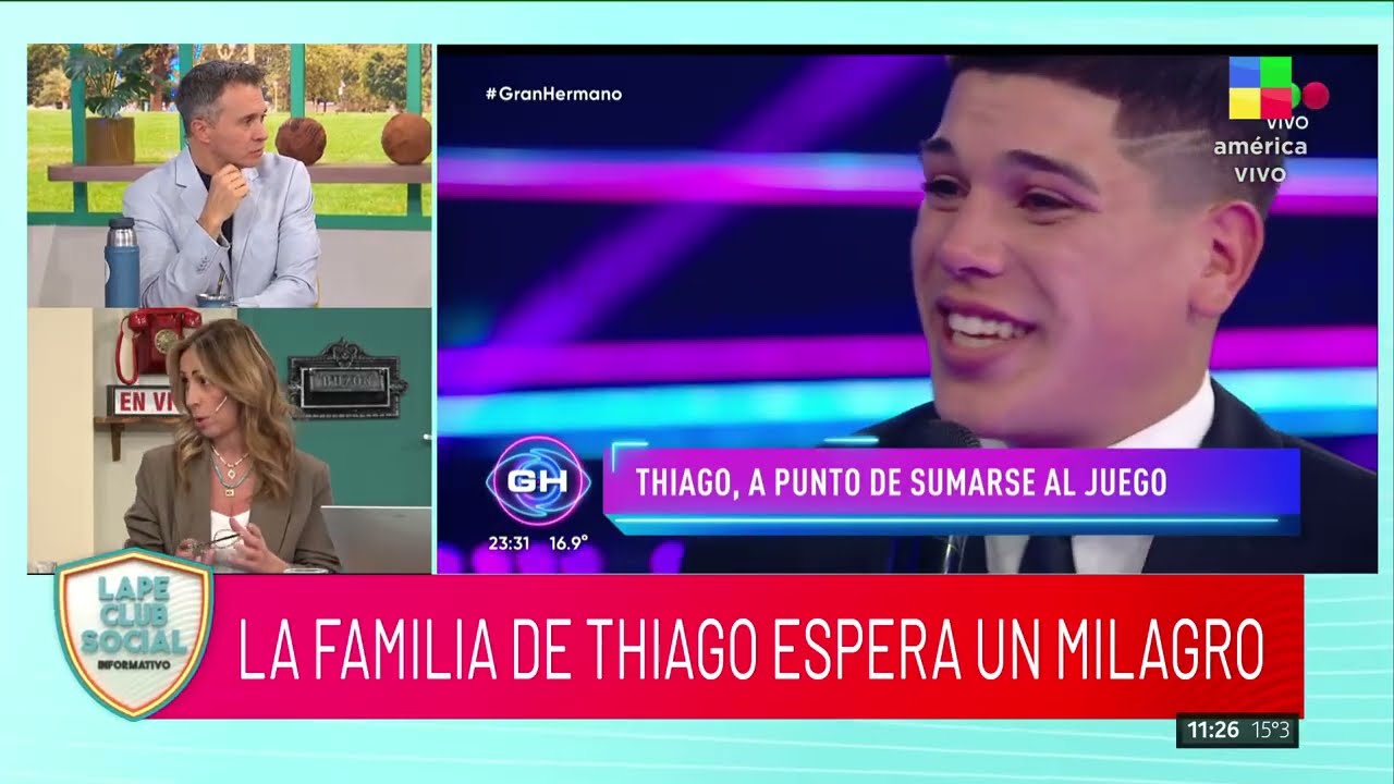 🔴 Thiago Medina, ex Gran Hermano, en grav&iacute;simo estado: Lucha por su vida tras el accidente