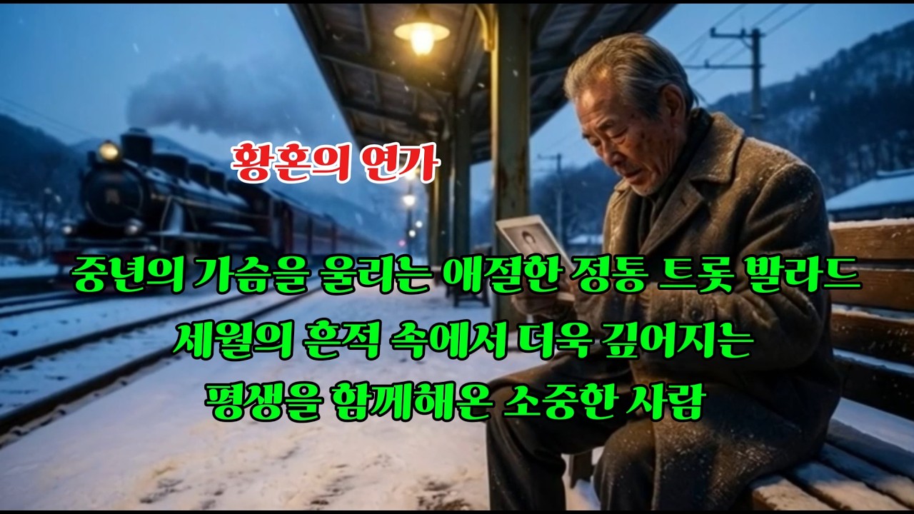 🎙️ [ 중년의 가슴을 울리는 애절한 정통 트롯 발라드 - 황혼의 연가] – 정통 트롯 감성 | 감성트롯 | 인생노래 | 트롯명곡 | 트롯 발라드🎶