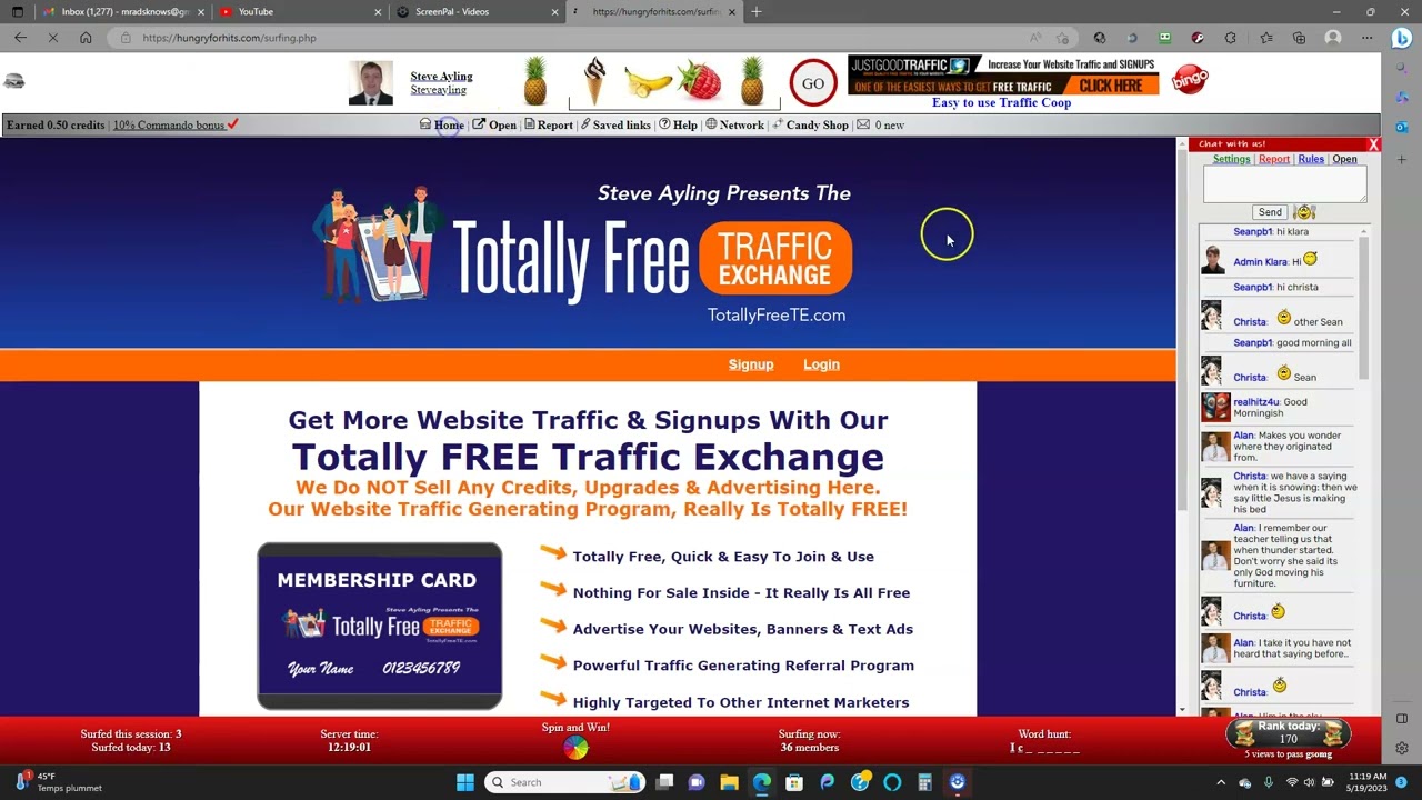 review of hungry for hits traffic exchange