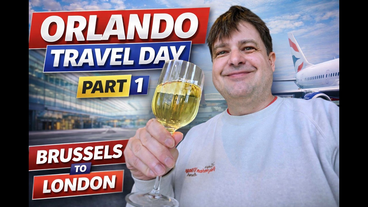 Orlando 2025 ✈️ Travel Day PART 1 – Bruxelles → Londres en Business Class (British Airways)