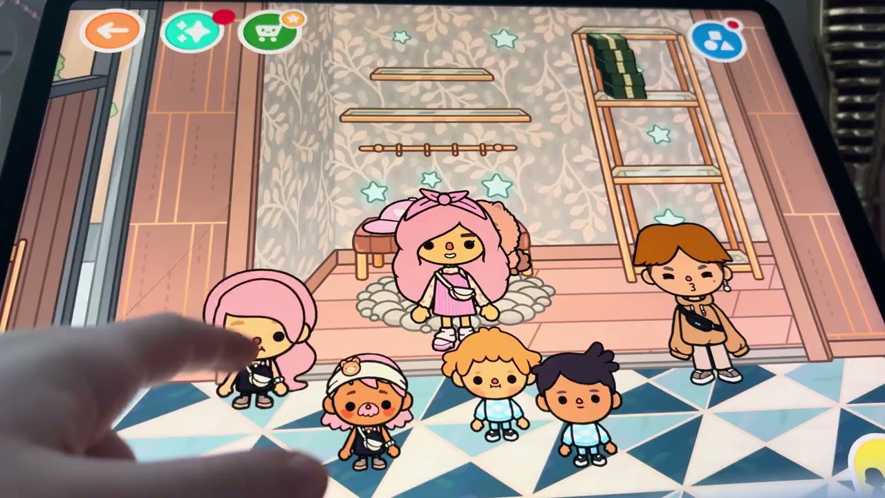 Toca Boca role play date+play date cafe 