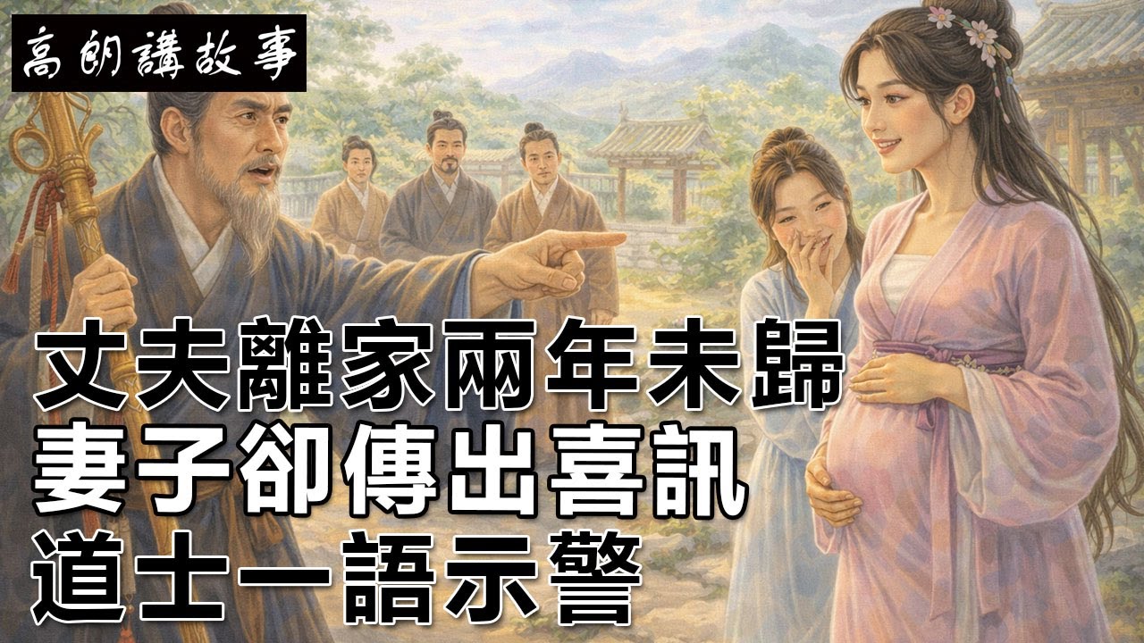 民間故事：丈夫離家兩年未歸，妻子卻傳出喜訊，道士一語示警｜高朗講故事