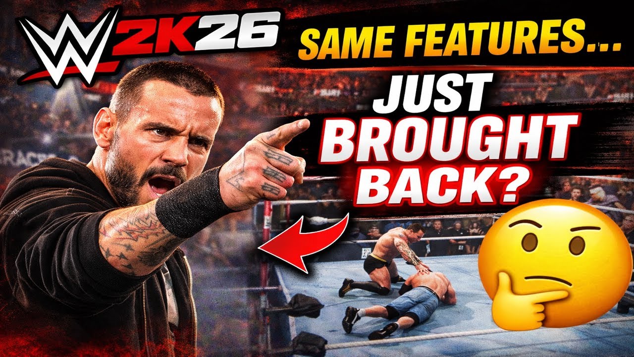 WWE 2K26 Gameplay Reveal… Same Features, Just Brought Back?