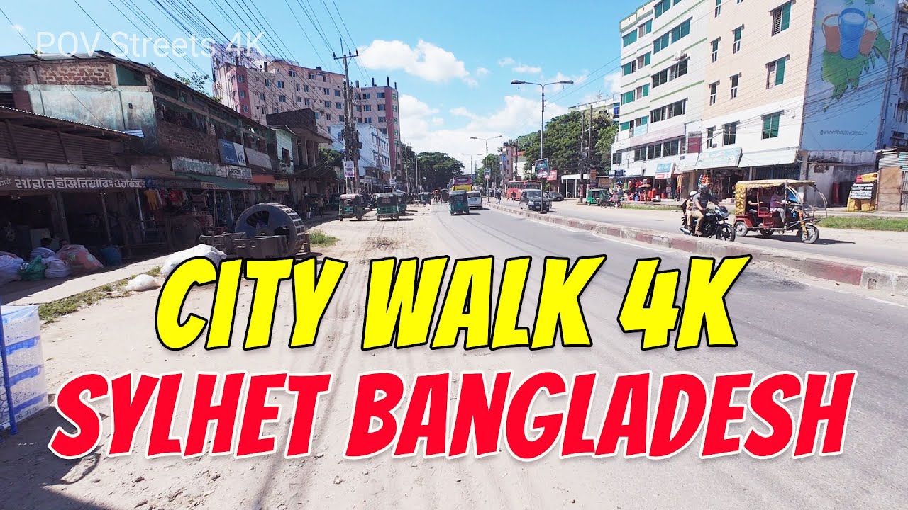 POV Streets 4K | Walking Tour Bangladesh Travel Vlog | City Walk & Village Life