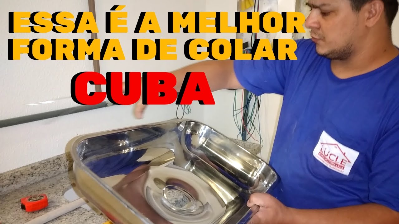 ✅ MANEIRA FÁCIL DE COLAR CUBA DA PIA DE COZINHA