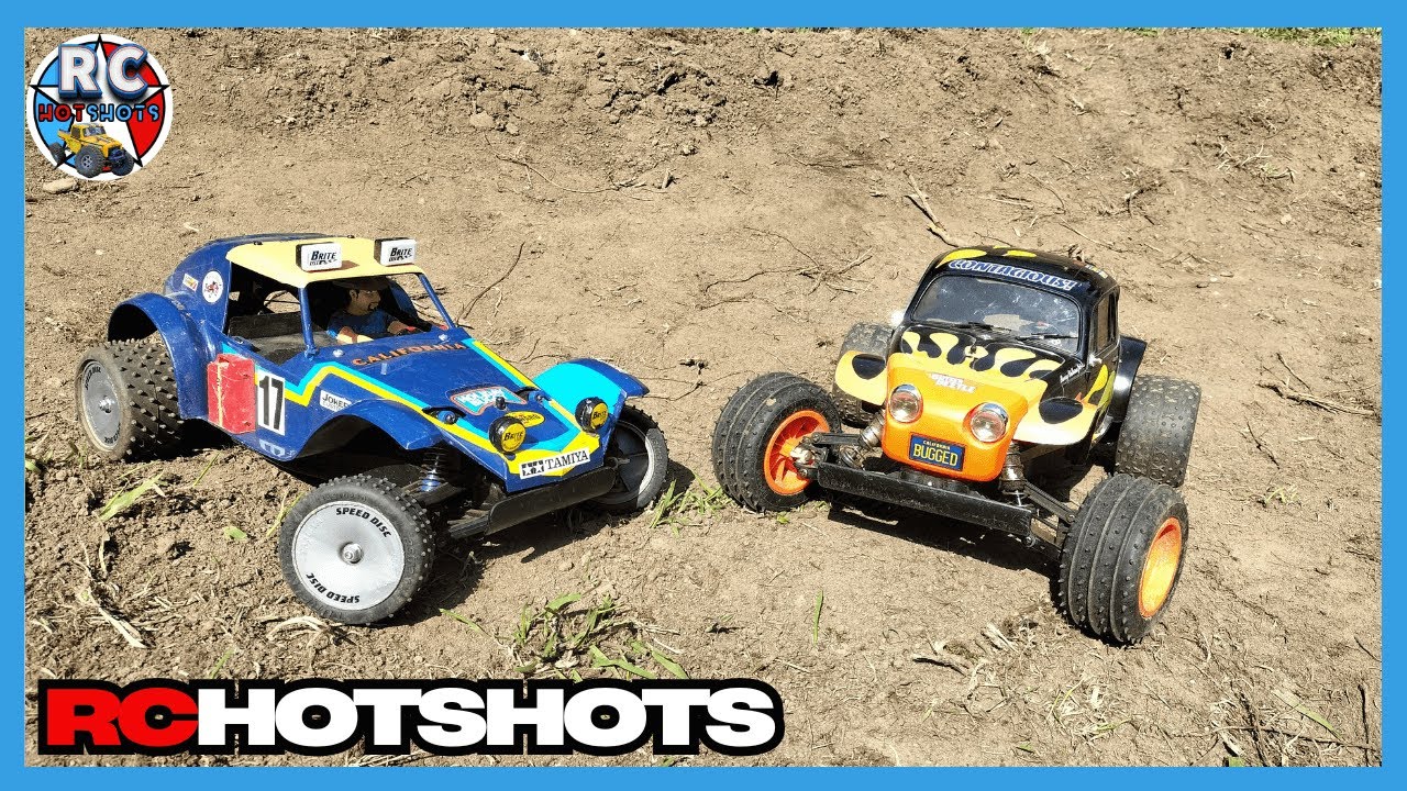Tamiya RC Blitzer Beetle + Holiday Buggy. Off-road 2WD Brushed Buggies on Dirt Track by RC Hotshots