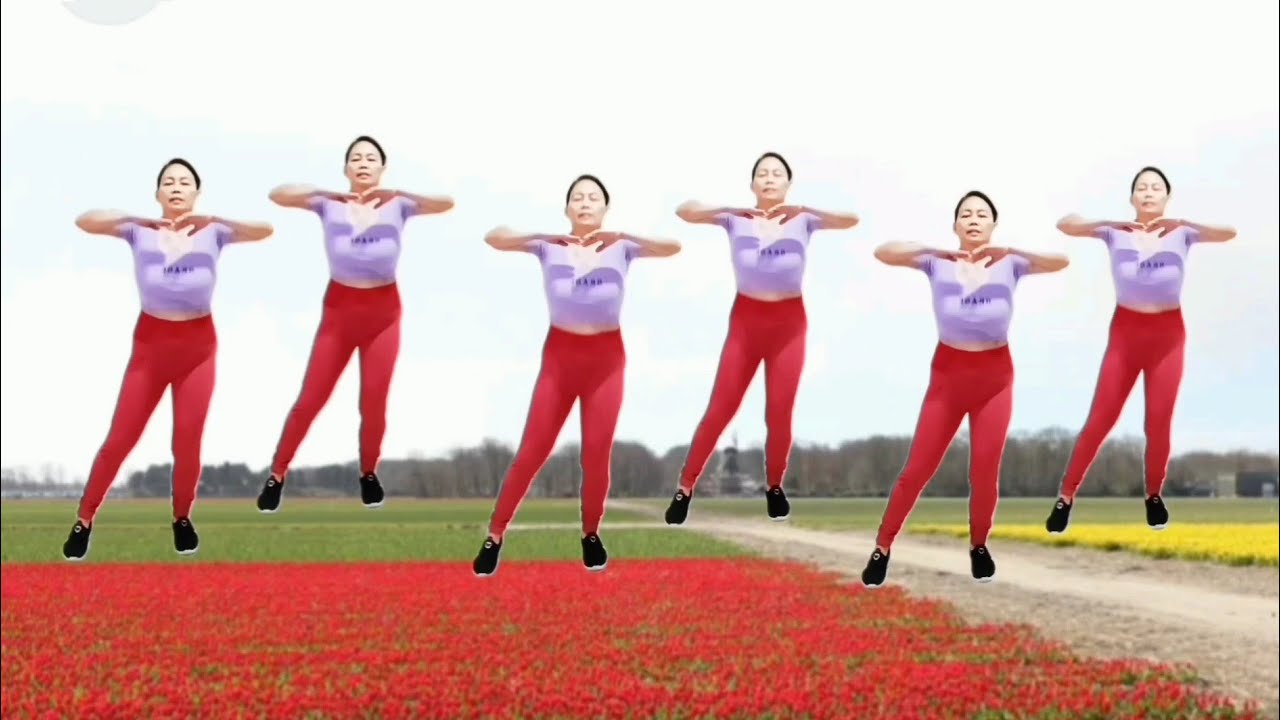 aerobics dance exercise, lose weight, full body workout, fat burning/lovely dance fit