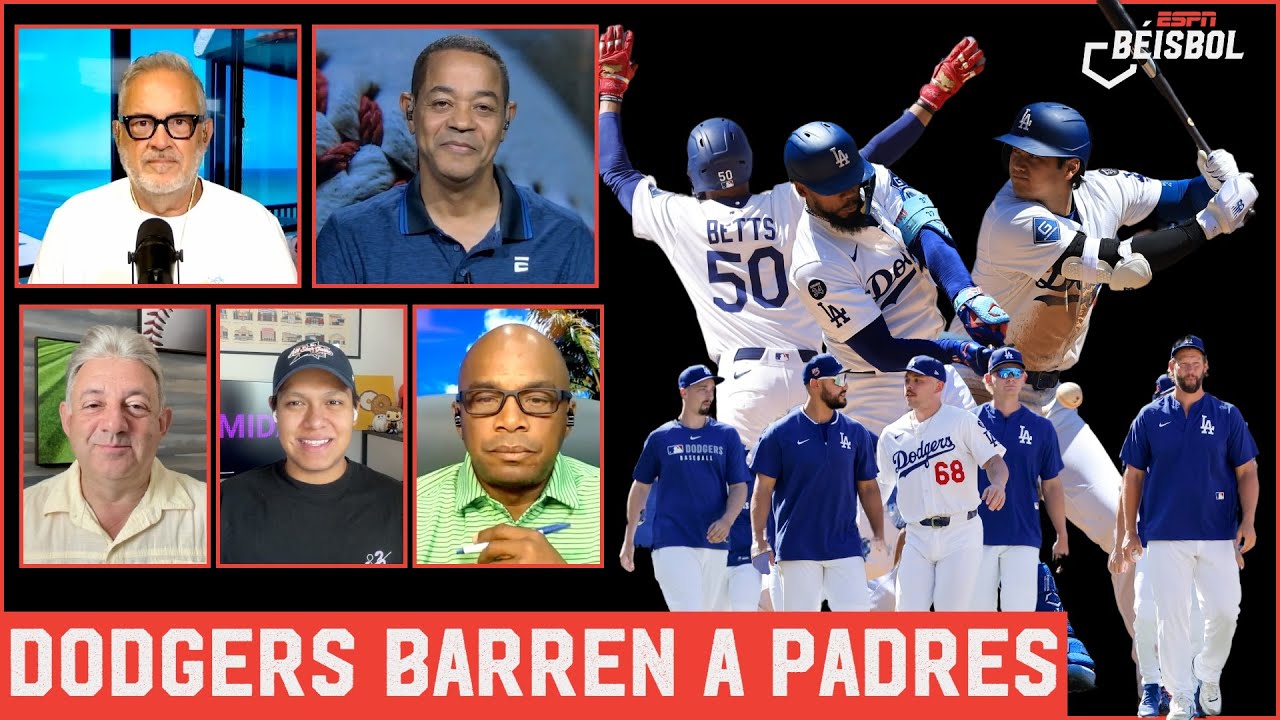 DODGERS lo vuelven a HACER BARREN a un rival DIRECTO, los PADRES, y vuelven a la cima | ESPN BEISBOL