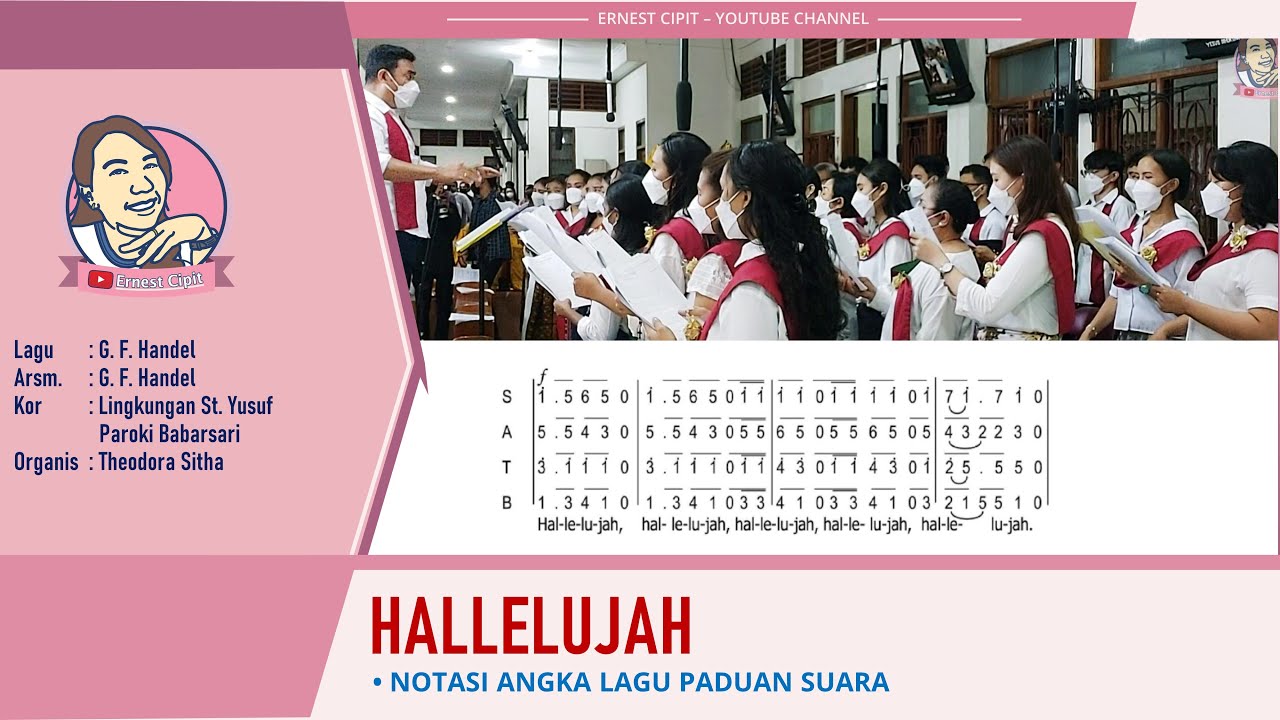 Lagu Paskah Meriah Hallelujah G. F. Handel | lagu belum selesai sudah tepuk tangan
