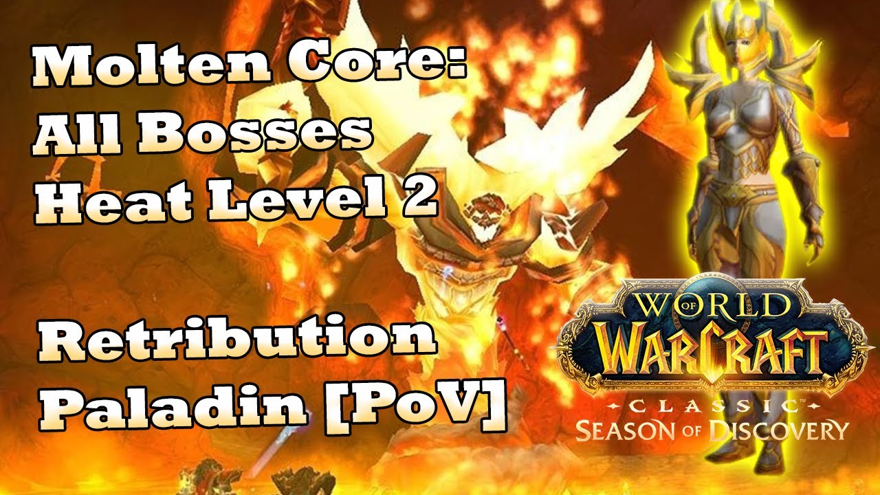 Molten Core Raid Bosses H2 - Ret Paladin PoV [WoW SoD Phase 4]
