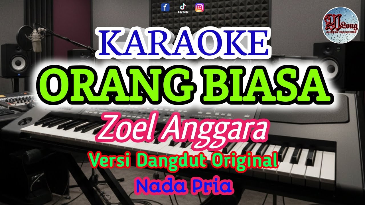 ORANG BISA Karaoke nada pria (Zoel Anggara)