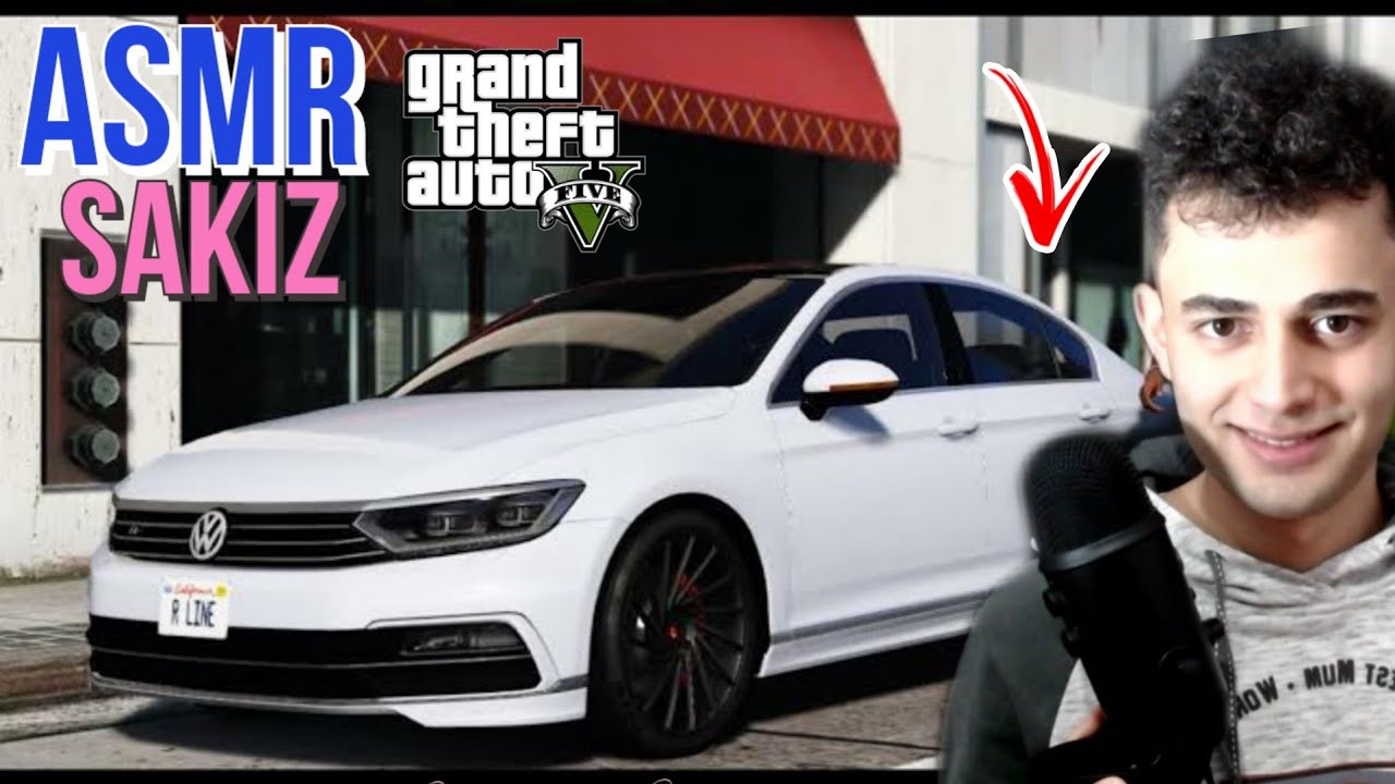 Sakızlı Uyku GTA 5 Passat Modu ASMR Türkçe | Rahatlatıcı ASMR | Sakız ASMR | Game Asmr | Gum ASMR