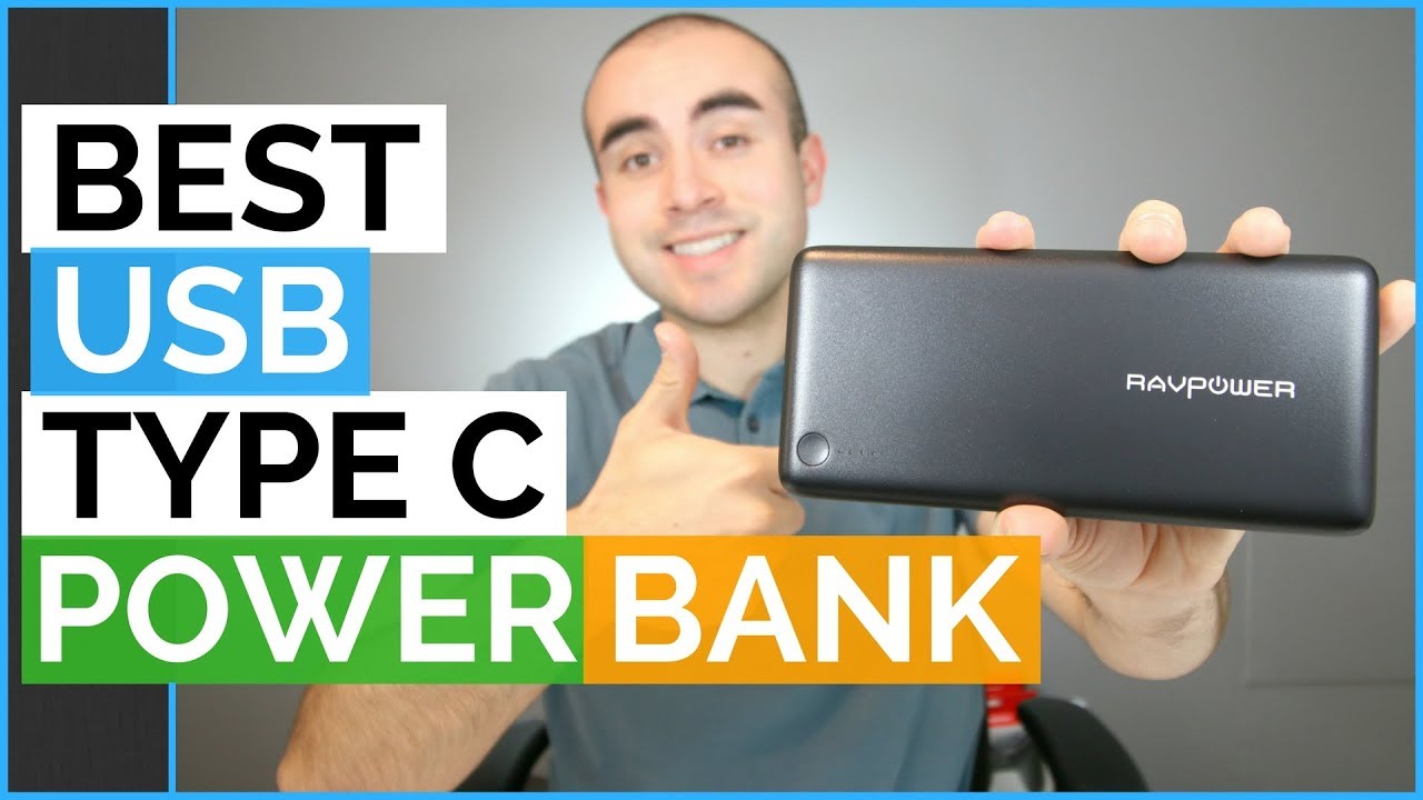 Best USB Type C Power Bank - RAVPower 20100 mAh Portable Charger