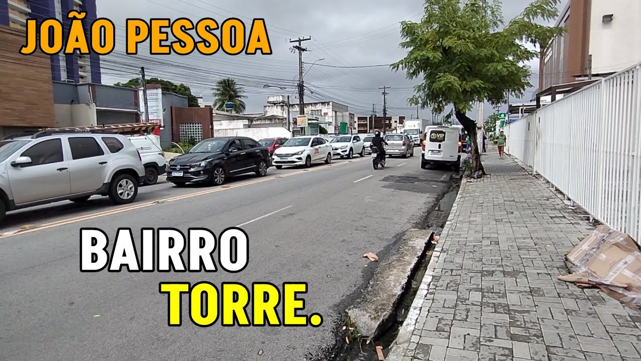 Caminhando pelo BAIRRO TORRE em JOÃO PESSOA.