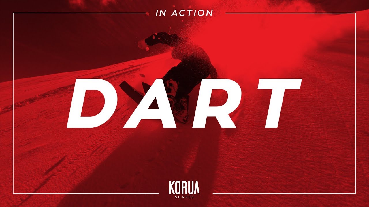 KORUA Shapes - In Action - Dart Snowboard